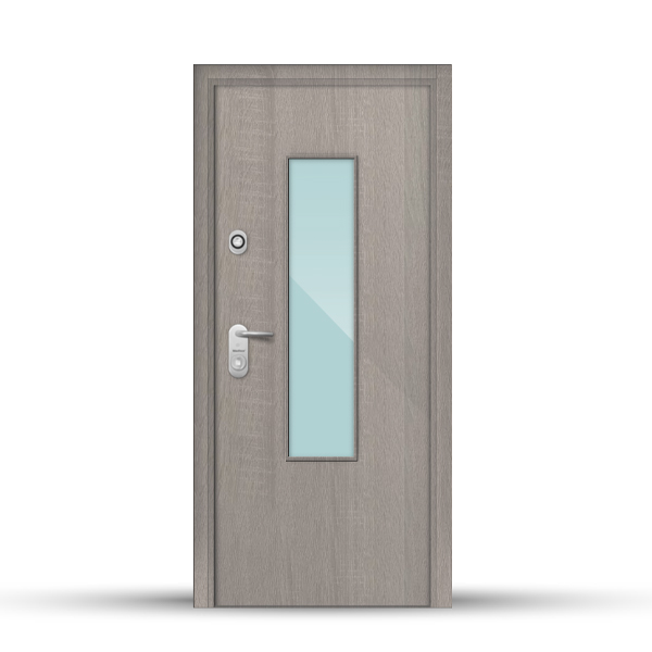 jednokrilna protuprovalna vrata sa staklom